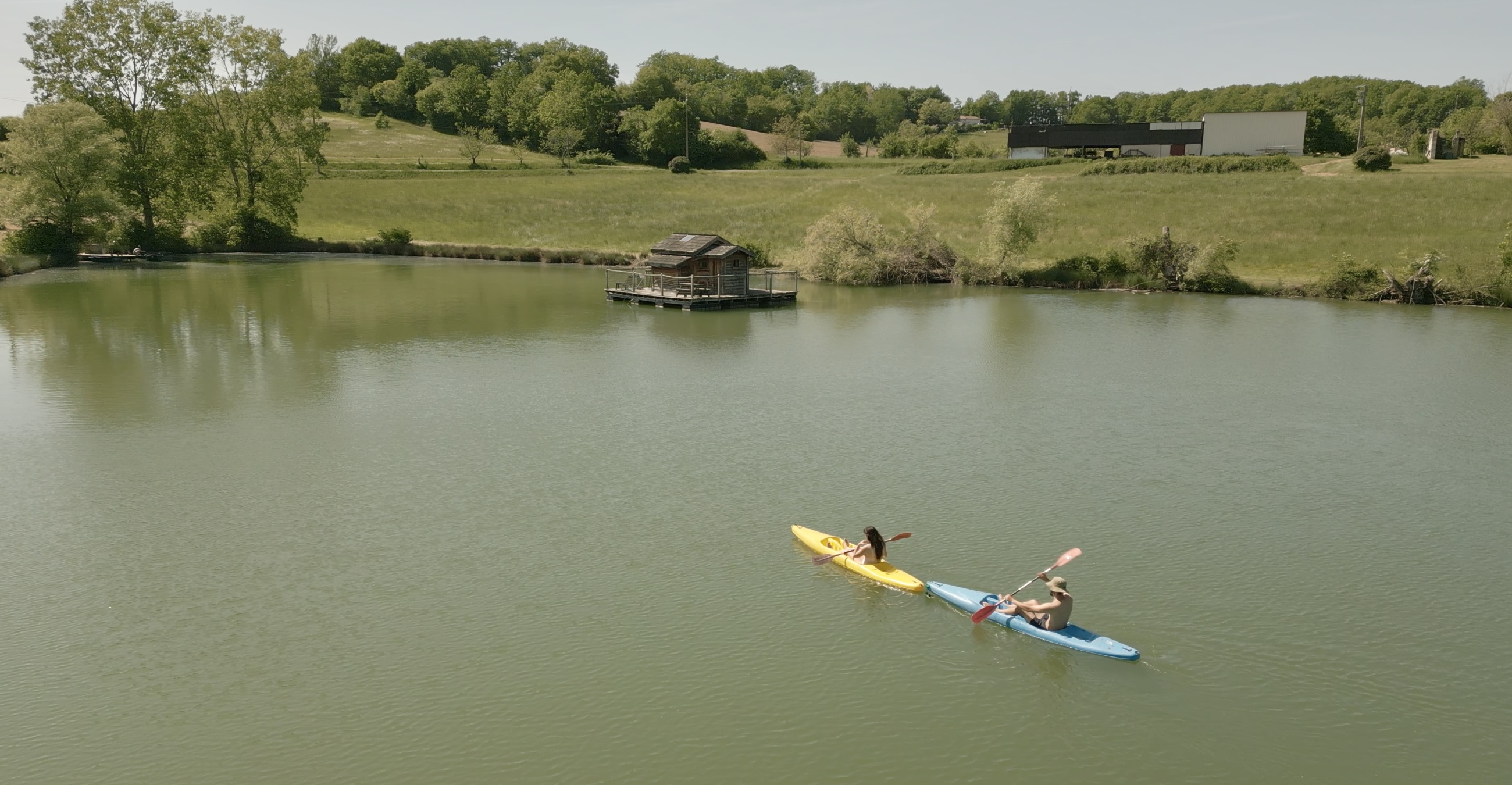 Kayak et barque